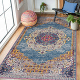 Amer Rugs MAN-3 Manhattan Bohemian Pattern /Orange Runner Rug, 2'6" X 6' Area Rug