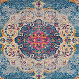 Amer Rugs MAN-3 Manhattan Bohemian Pattern /Orange Runner Rug, 2'6" X 6' Area Rug