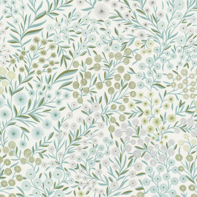 STOUT MAYB-1 MAYBERRY 1 SEAGLASS Fabric - Eades Wallpaper & Fabric