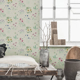 Midbec MD27023 Maj Grey Wildflower Wallpaper