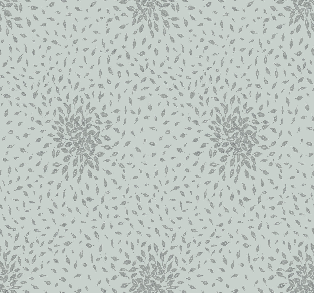 York MD7101 Petite Leaves Spa & Silver Wallpaper