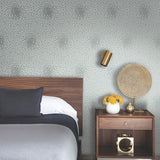 York MD7101 Petite Leaves Spa & Silver Wallpaper