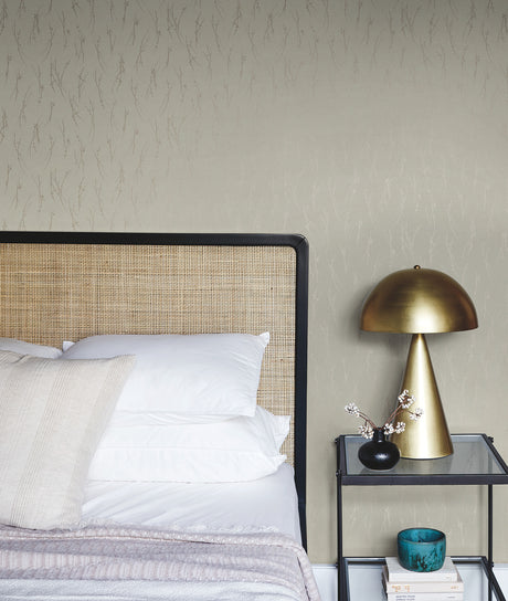 York MD7192 Sprigs Cream & Gold Wallpaper