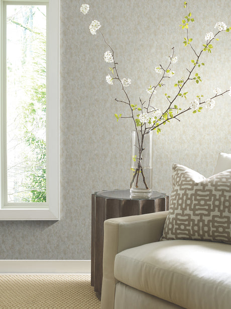 York MD7211 Shimmering Patina Neutral & Gold Wallpaper