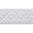 Eade’s MELROSE EMB TAPE SILVER SILVER