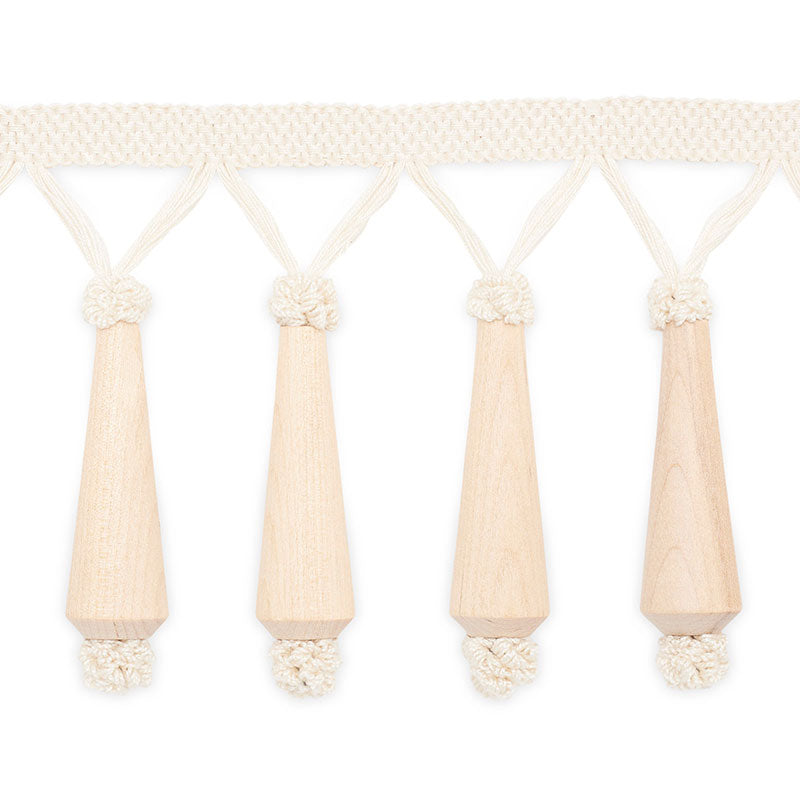 Schumacher MF4001-1 MELROSE MOLDED FRINGE in NATURAL Trim - 