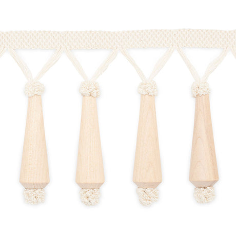 Schumacher MF4001-1 MELROSE MOLDED FRINGE in NATURAL Trim - 