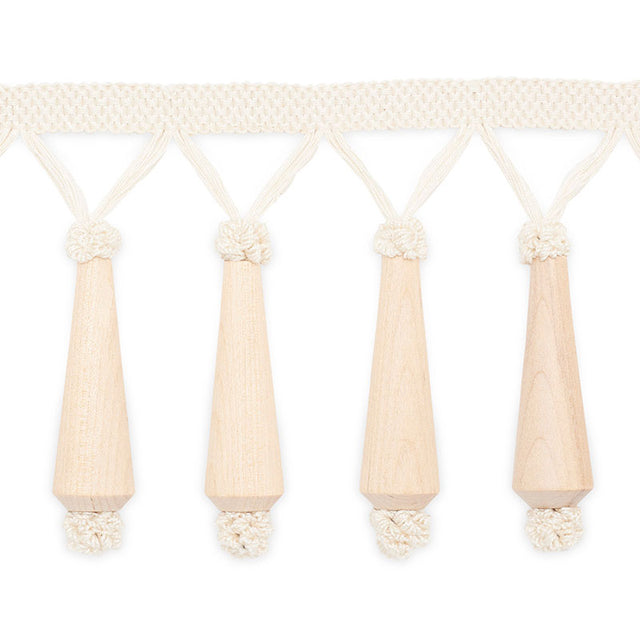 Schumacher MF4001-1 MELROSE MOLDED FRINGE in NATURAL Trim - 