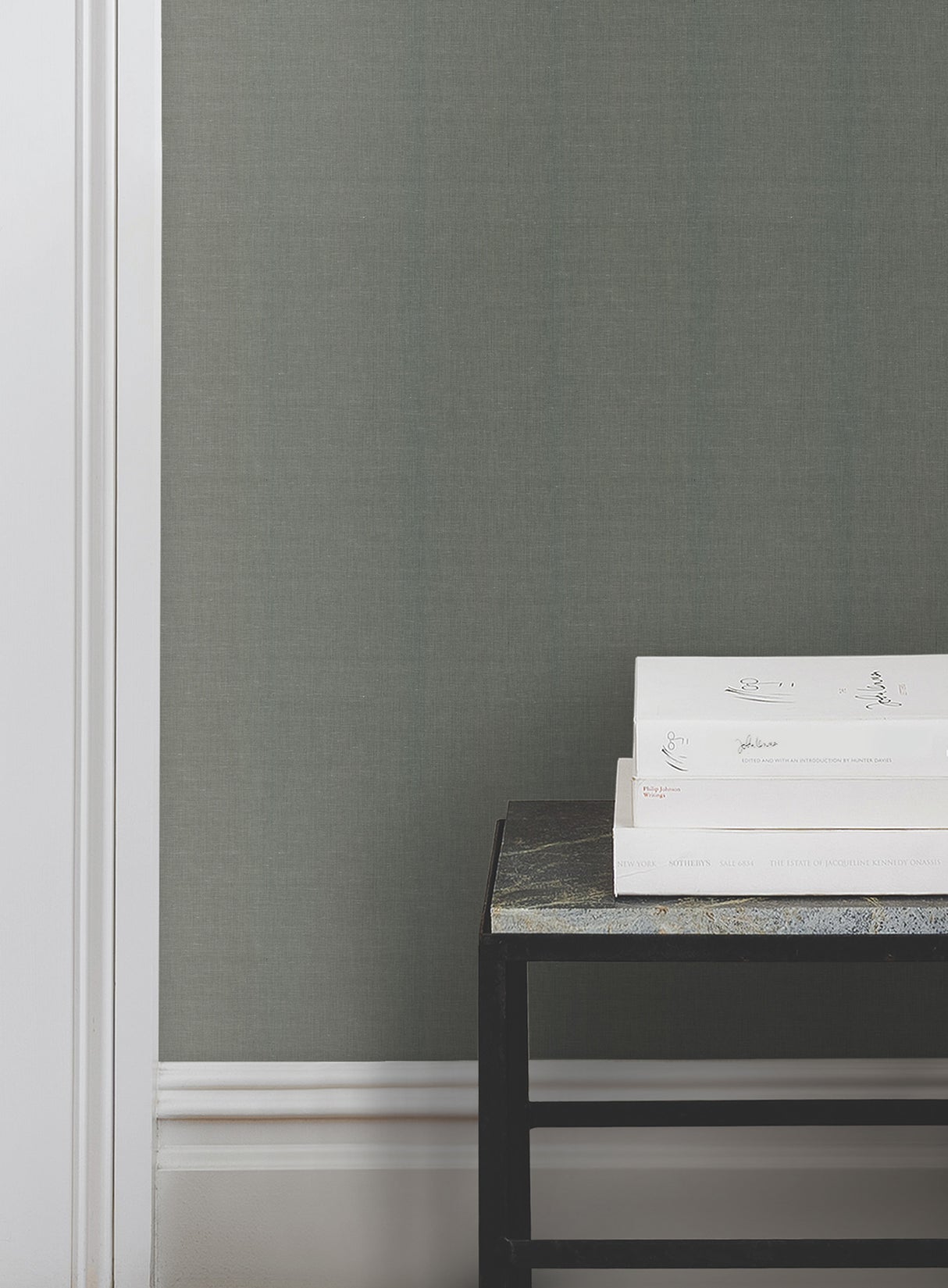 Magnolia Home MF4702MH Crosshatch Emerald String Wallpaper