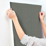 Magnolia Home MF4702MH Crosshatch Emerald String Wallpaper