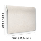 Magnolia Home MF4703MH Paper White Yarn Wallpaper