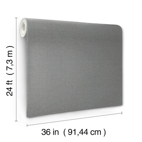 Magnolia Home MF4705MH Paper Charcoal Yarn Wallpaper