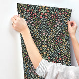 Magnolia Home MF4721 Garden Black & Multicolor Terrace Wallp