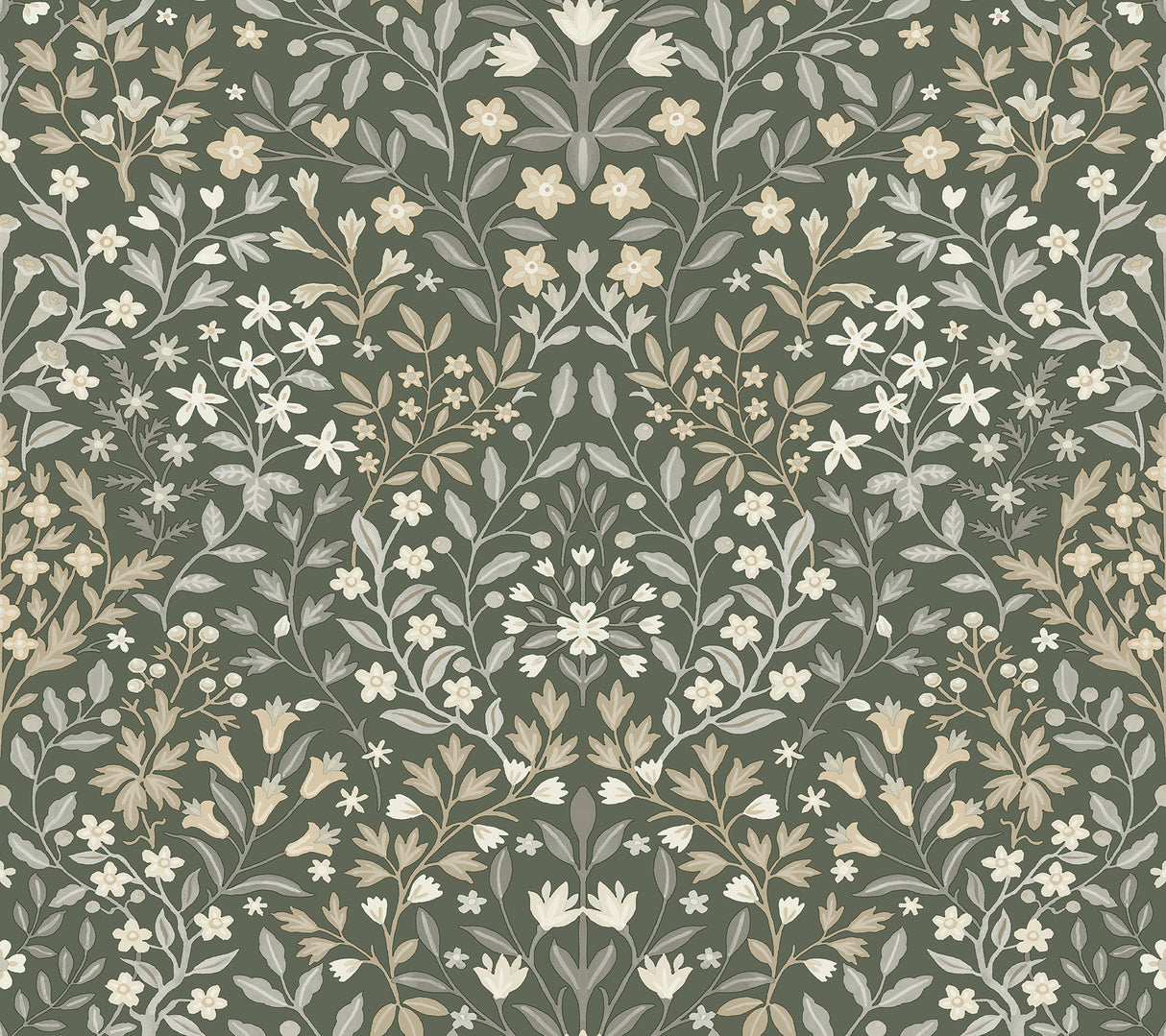 Magnolia Home MF4722 Garden Terrace Olive Wallpaper