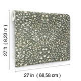 Magnolia Home MF4722 Garden Terrace Olive Wallpaper