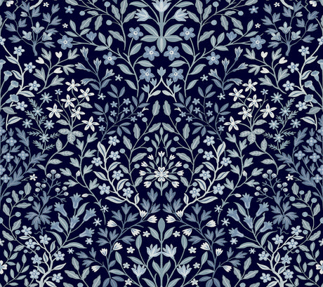 Magnolia Home MF4723 Garden Blue Terrace Wallpaper