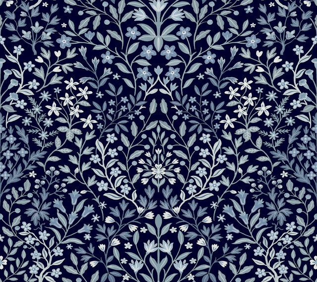 Magnolia Home MF4723 Garden Blue Terrace Wallpaper