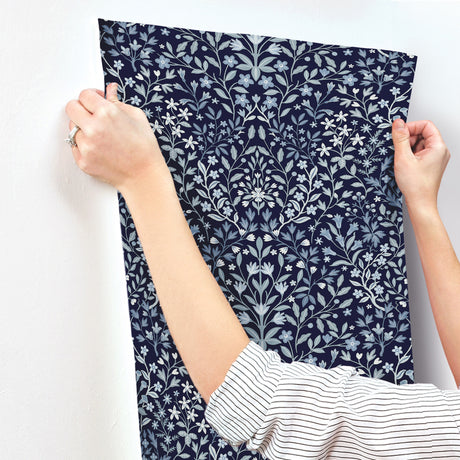 Magnolia Home MF4723 Garden Blue Terrace Wallpaper