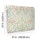 Magnolia Home MF4726 Garden White & Multicolor Terrace Wallp