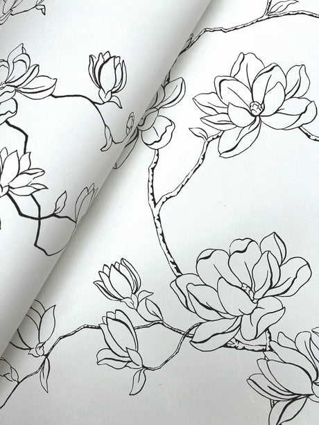 York MF4732 Magnolia Branches Wallpaper - Eade's Wallpaper