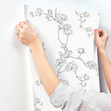 Magnolia Home MF4731 Magnolia Black Branches Wallpaper