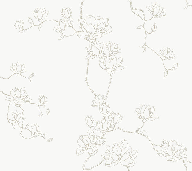 Magnolia Home MF4732 Magnolia Beige Branches Wallpaper
