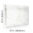 York MF4736 Magnolia Branches Wallpaper - Eade's Wallpaper