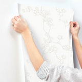Magnolia Home MF4732 Magnolia Beige Branches Wallpaper