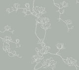 Magnolia Home MF4734 Magnolia Eucalyptus Branches Wallpaper