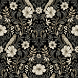 Magnolia Home MF4742 Colette Black Wallpaper