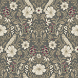 Magnolia Home MF4743 Colette Charcoal Wallpaper