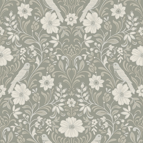 Magnolia Home MF4746 Colette Grey Wallpaper