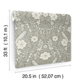 Magnolia Home MF4746 Colette Grey Wallpaper