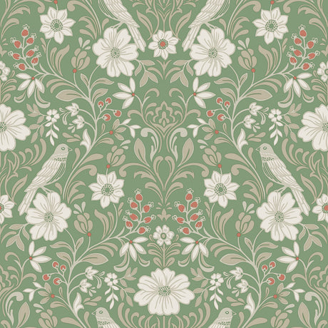 Magnolia Home MF4747 Colette Bright Green Wallpaper