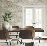 Magnolia Home MF4753 Gwendolyn Ivory & Grey Wallpaper