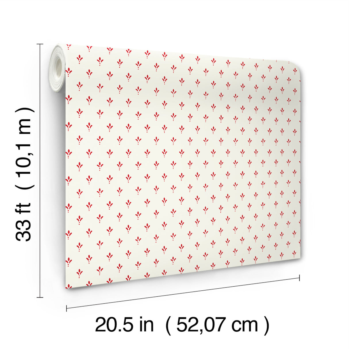 Magnolia Home MF4771 Charm Red Wallpaper