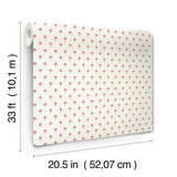 Magnolia Home MF4771 Charm Red Wallpaper