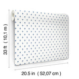 Magnolia Home MF4772 Charm Blue Wallpaper