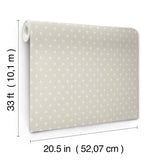 Magnolia Home MF4773 Charm Grey Wallpaper
