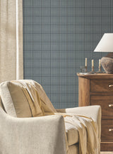 Magnolia Home MF4785 Windsor Blue Wallpaper