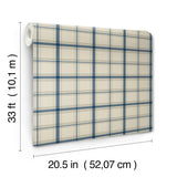 Magnolia Home MF4791 Hunter Blue Wallpaper