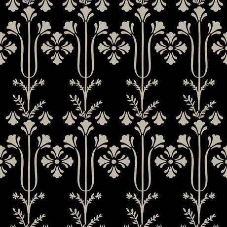 Magnolia Home MF4803 Lydia Black Wallpaper