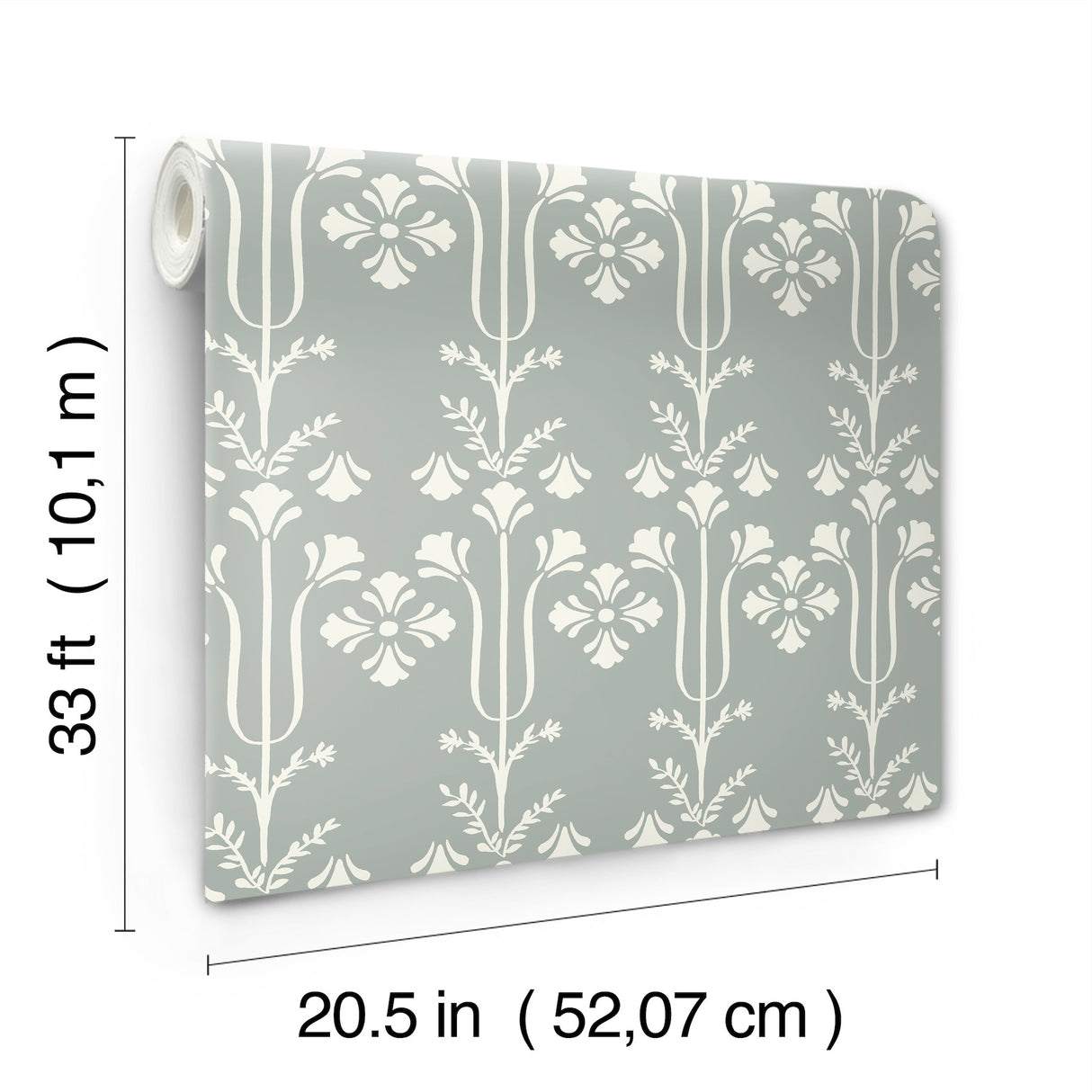 Magnolia Home MF4806 Lydia Blue Wallpaper