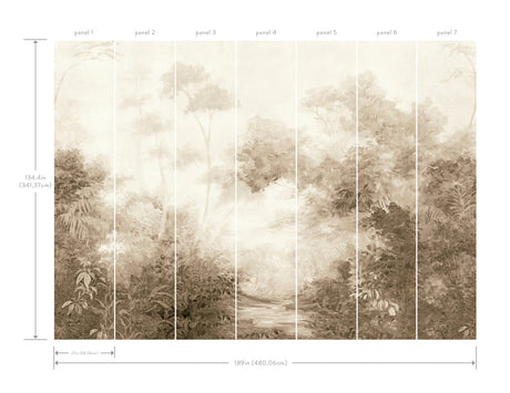 York MF4808M Woodlands Mural Wall Mural - Eade's Wallpaper