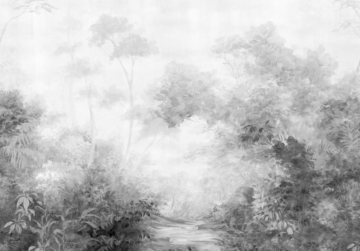 Magnolia Home MF4808M Woodland Black & White Wall Mural
