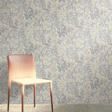 York MI10303 Flower Pot Grey Wallpaper
