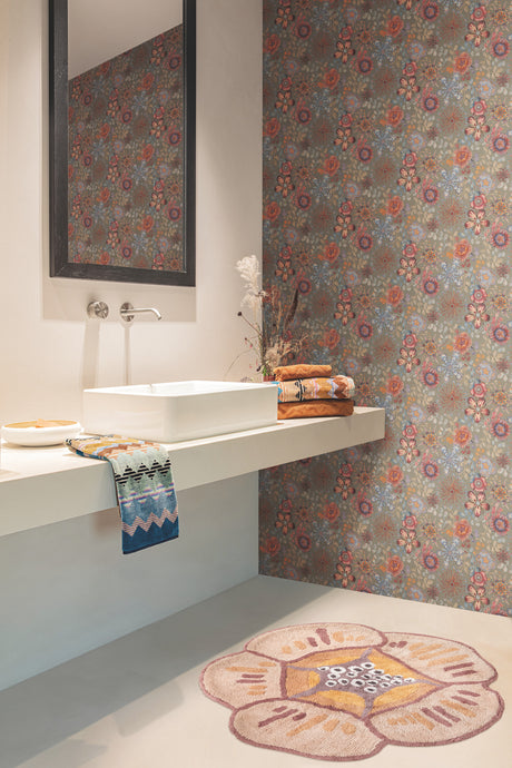 York MI10310 Magic Garden Black Wallpaper