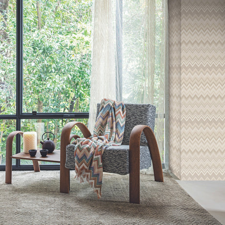 York MI10334 Happy Zigzag Neutral Wallpaper