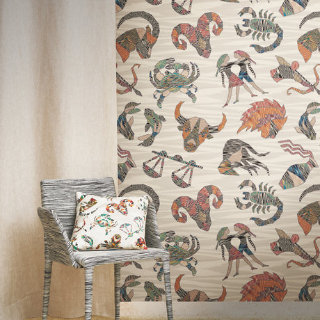 York MI10352 Constellations Grey Wallpaper