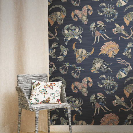 York MI10353 Constellations Blue Wallpaper